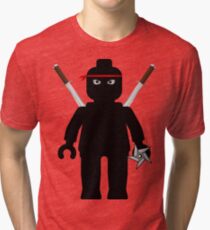 Ninja Minifig / TMNT Foot Soldier Tri-blend T-Shirt
