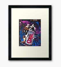 Diet Coke Gerahmtes Wandbild