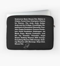"We've changed our names so many times..." Laptop Sleeve