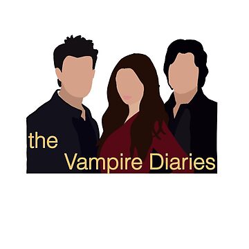 tvd cast drawing and logo  iPad Case & Skin for Sale by ideasbymadison