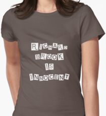 Richard Brook is Innocent Women's Fitted T-Shirt