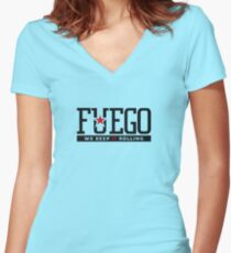 Rogue Fuego Women's Fitted V-Neck T-Shirt