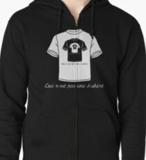 This Is Not A T-Shirt (Dark) Zipped Hoodie