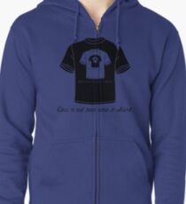 This Is Not A T-Shirt (Light) Zipped Hoodie