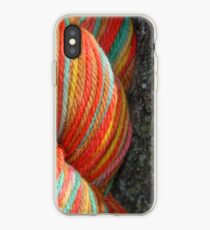 Autumn Colored Yarn iPhone Case