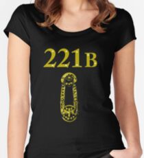 221b baker street Women's Fitted Scoop T-Shirt