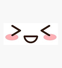 kawaii face Photographic Print