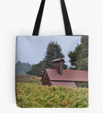 Old Apple Dryer Amongst The Vines Tote Bag
