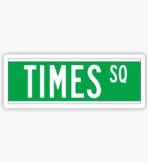 Pegatina Times Sq., New York Street Sign, Estados Unidos