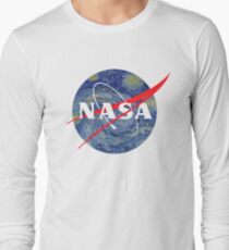 NASA starry night Long Sleeve T-Shirt