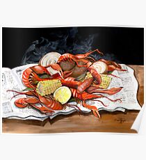 Steamy Crawfish Poster