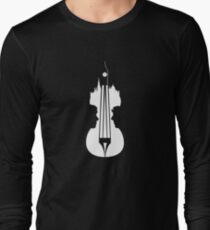 sherlock violin big ben Long Sleeve T-Shirt
