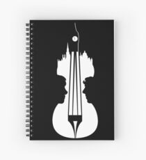 sherlock violin big ben Spiral Notebook