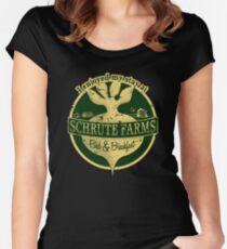 I enjoyed my stay at Schrute Farms (Green) Women's Fitted Scoop T-Shirt