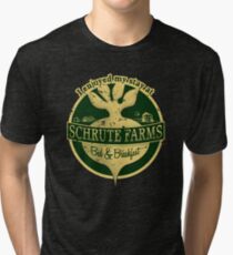 I enjoyed my stay at Schrute Farms (Green) Tri-blend T-Shirt