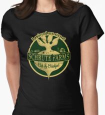 I enjoyed my stay at Schrute Farms (Green) Women's Fitted T-Shirt