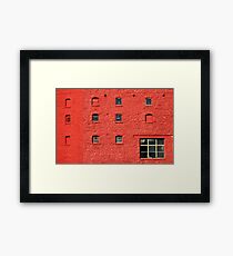 Painted Red Framed Print
