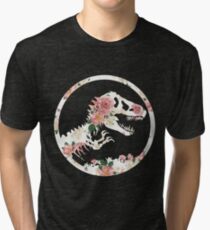 Jurassic Floral Tri-blend T-Shirt