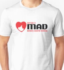 MAD MARRIAGE - Red Unisex T-Shirt
