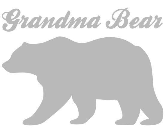 "Grandma Bear" Poster by CarbonClothing | Redbubble