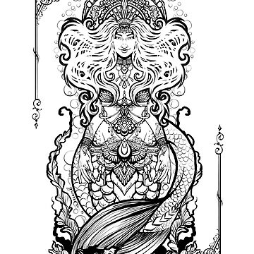 Artwork thumbnail, Dreamie's Art Nouveau Mermaid by dreamie09