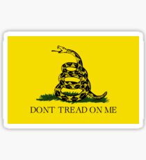 Pegatina La bandera de Gadsden - No pise en mí