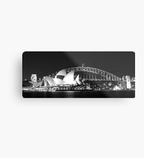 Sydney Harbour and Opera House Metal Print