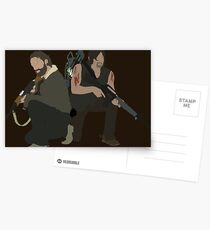 Daryl Dixon and Rick Grimes - The Walking Dead Postcards