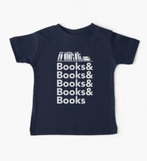 Books | Literary Book Nerd Helvetica Typography Baby Tee