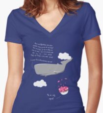 Infinite Improbability Fall Women's Fitted V-Neck T-Shirt