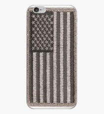 Vinilo o funda para iPhone Bandera uniforme de los EE. UU. (UCP Color)