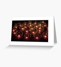 Votive Lights Greeting Card