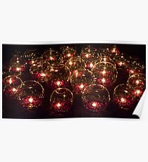 Votive Lights Poster
