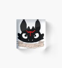heart of a chief, soul of a dragon Acrylic Block