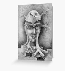 Intellectual Humpty. Greeting Card