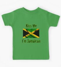 Kiss Me I'm Jamaican Kids Tee