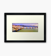 Coogee Beach Baths, New South Wales, Australia Framed Print