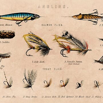 Vintage Fishing Lures Sticker for Sale by Bill Fortenberry