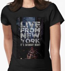 Live From New York, Saturday Night Live Women's Fitted T-Shirt