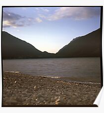 Mountain lake Poster
