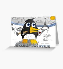 #occupywinter editorial cartoon Greeting Card