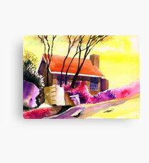 Red House Canvas Print