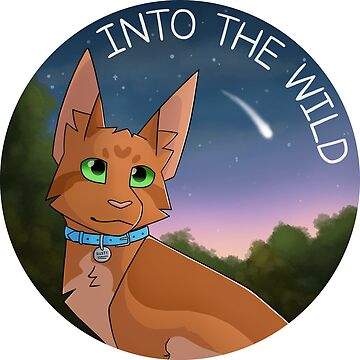 INTO THE WILD Print Aesthetic Cat Illustrationwarriors 