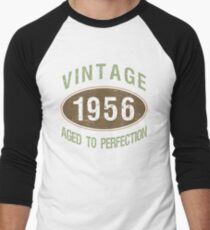 Vintage 1956 Birthday Men's Baseball ¾ T-Shirt
