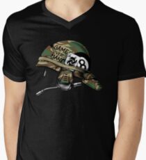 Game Over Man Aliens Born to Kill Men's V-Neck T-Shirt