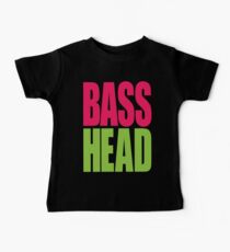 Bass Head (magenta/neon green) Baby Tee
