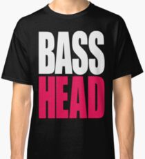 Bass Head (white/magenta) Classic T-Shirt