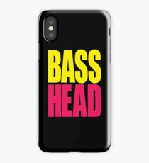 Bass Head (yellow/magenta) iPhone Case