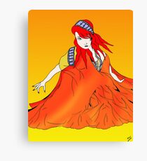 Sitting Princess 2 Canvas Print