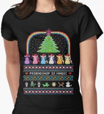 Happy Hearth's Warming Sweater Women's Fitted T-Shirt
